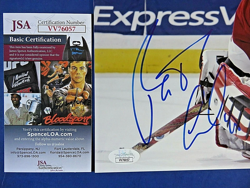 Patrick Lalime SIGNED 8x10 PHOTO ~ NHL Hockey Autograph ~ JSA VV76057 - Image 2 of 2