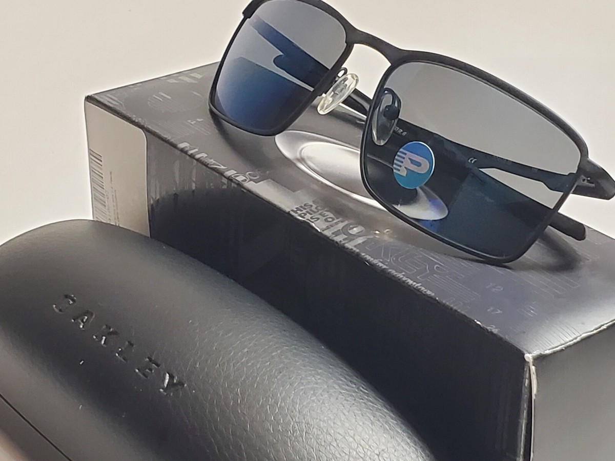 Oakley Conductor 6 Matte Black with Ice Iridium Polarized | eBay