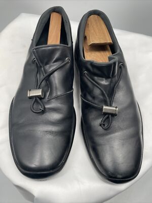 【Lovelyveg】PRADA Leather Strap Shoes Prada Black Toblach Leather Loafers | Harrods ME