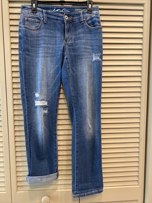 INC STRAIGHT LEG CURVY FIT CROPPED 
