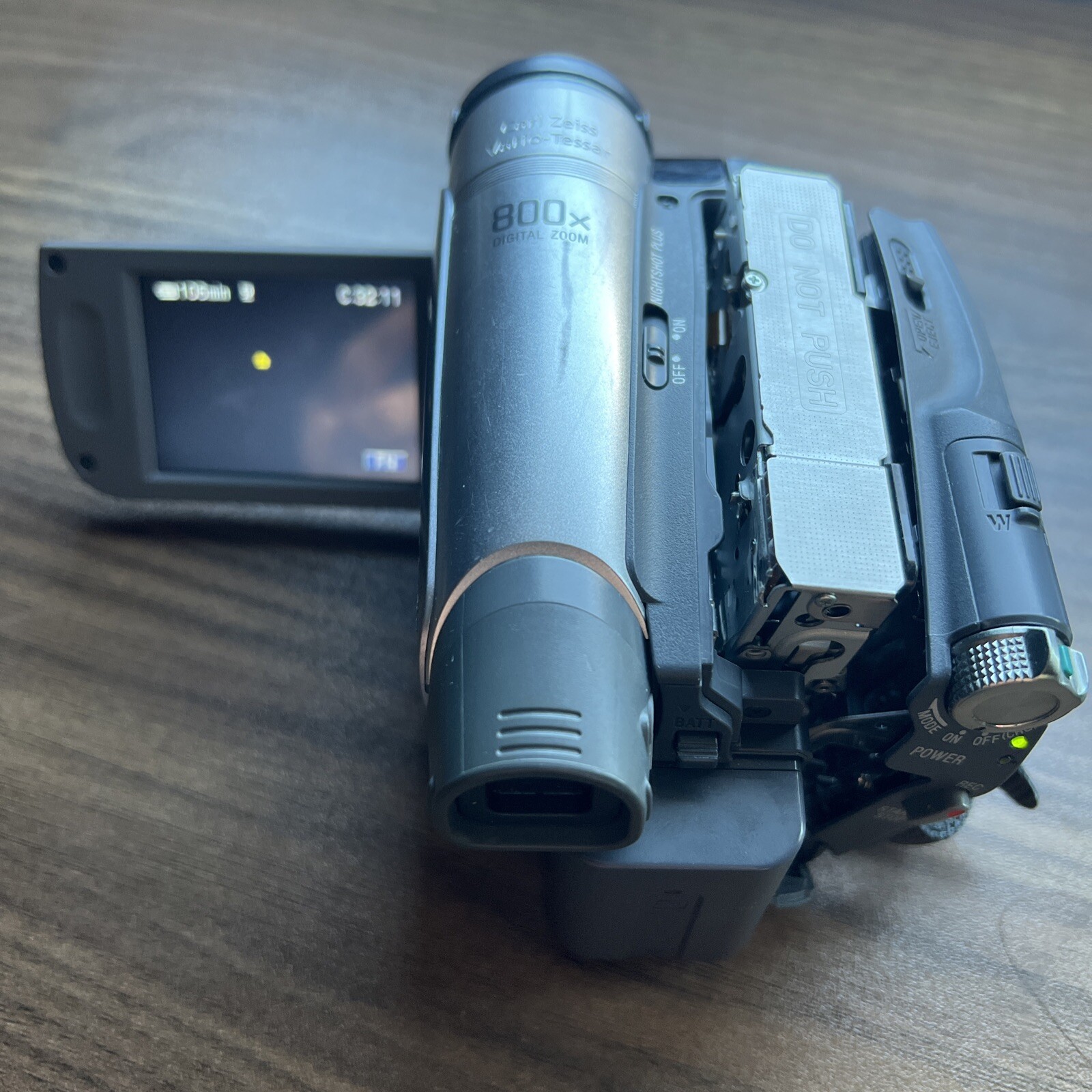 Sony Handycam DCRHC28 Camcorder For Parts (Tape Door Won’t Close NOT