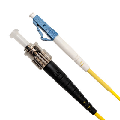Fiber Optic Cable Patch Cord, Singlemode, Simplex LCUPC to STUPC, 2M (6ft)