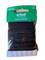Gummilitze Gummiband SchlüPfer Gummi Gummi GrüNdl 4Mx8Mm Schwarz Super Elastic