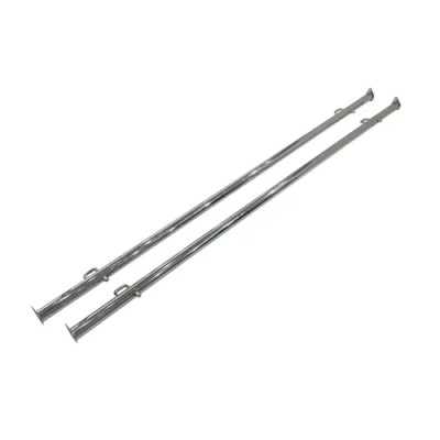 Econoco KH2 Clamp-On Hangrail Double Bar Racks K40 & K41 (Pack of 2)