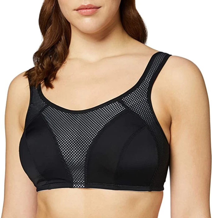 Pour Moi Energy Non-Wired Sports Bra 97001 UK 36J Black/White (29)