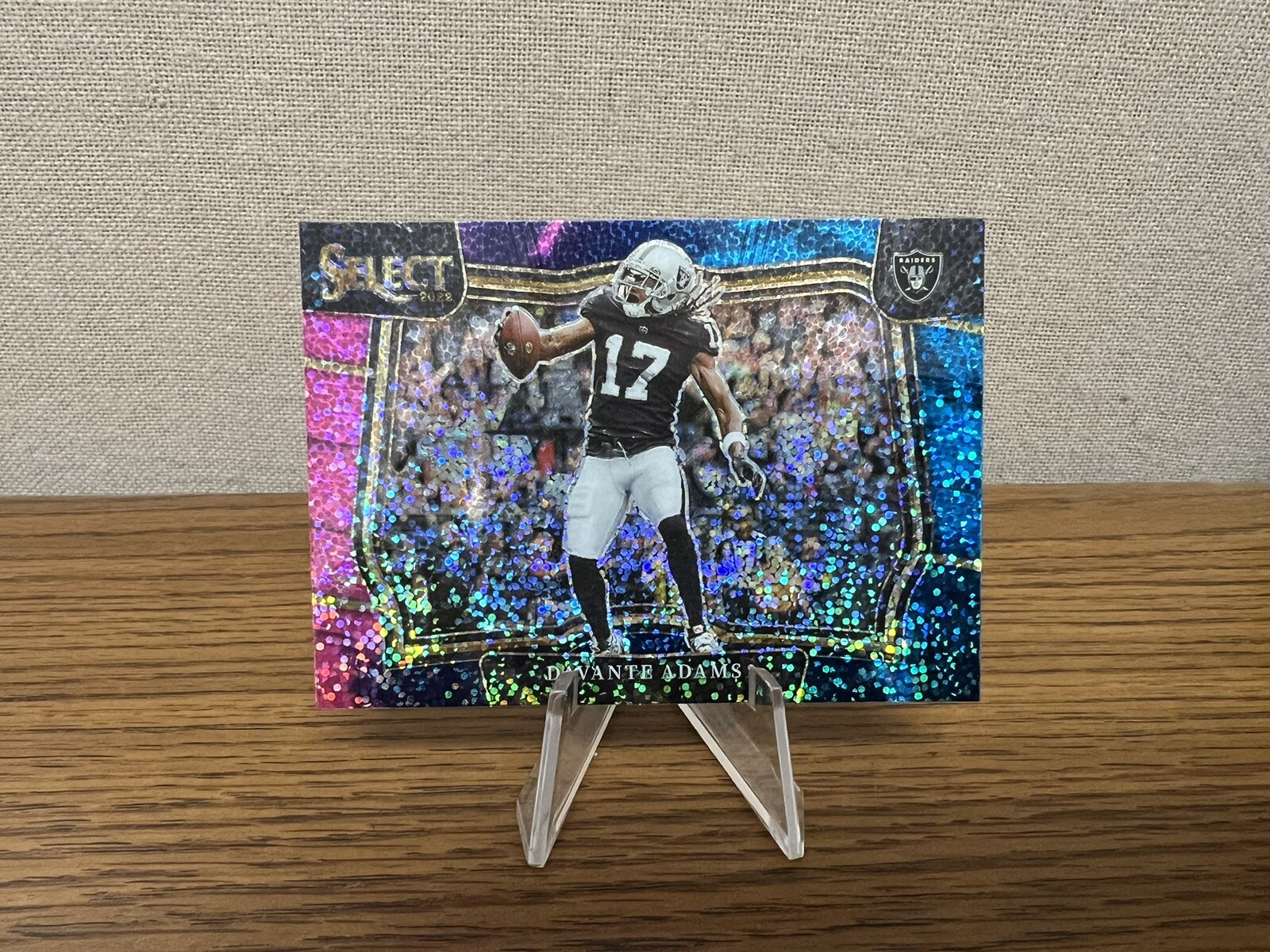 2022 Panini Select Cosmic Prizm Davante Adams #479 Field Level SP