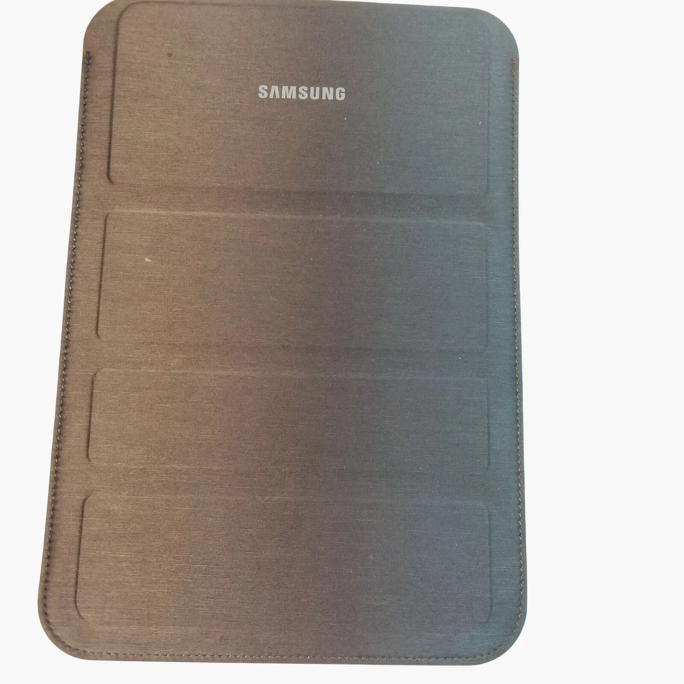 Funda delgada con soporte para tableta Samsung Galaxy Tab negra 9x6 pulgadas Foto 2 de 4