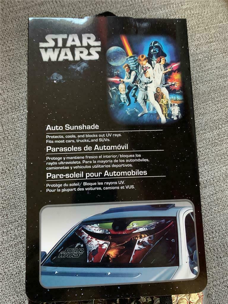 新品！STAR WARS TRAS BOULBA Screen Shade Plasticolor Star Wars Millennium Falcon Accordion Windshield