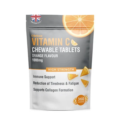 C- Defence Chewable Vitamin C 360 Tablets- MEGA PACK