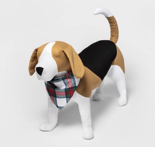 Wondershop At Target Pet Bandana Plaid Xmas New With Tags One Size Fits All - Picture 2 of 4