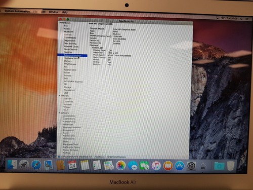 Apple Macbook 256GB SSD A1466 Samsung MZ-JPV256R 12+16 Pin with OS X Yosemite - Afbeelding 9 van 10