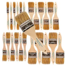 Vermeer Chip Paint Brushes - 24-Pack Chip Brushes in Assorted Sizes for 