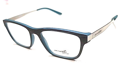 ARNETTE 7122 2431 BOOKWORM Brown Blue Square Eyeglasses Frame 52-17 140 New Read