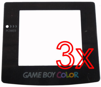 3 X Nintendo Game Boy Color - GBC Display / Front Scheibe / Ersatz Austausch