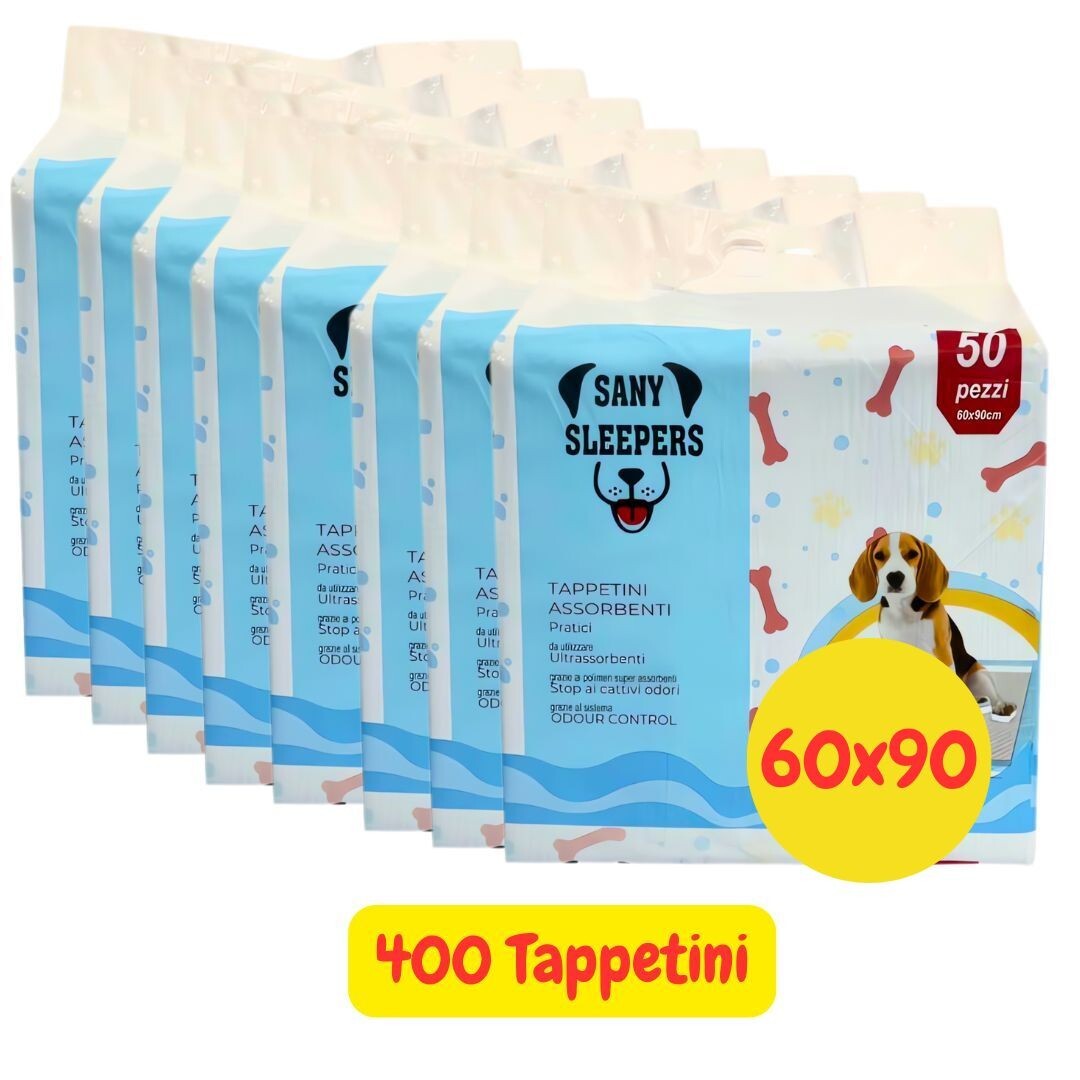 400 Tappetini Cani 60x90: Igiene e Comfort per il tuo Cucciolo