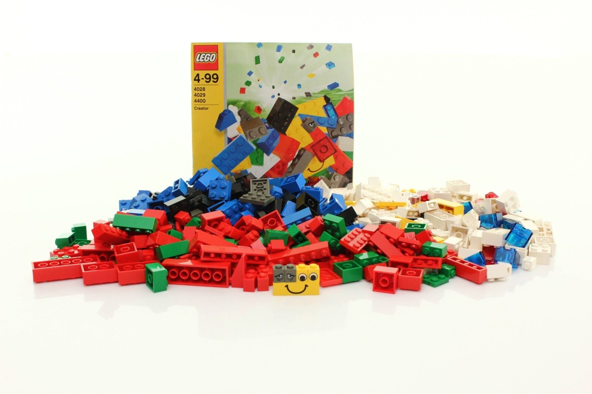 Lego Creator Basic Set 4028 World of Bricks + instructions vintage
