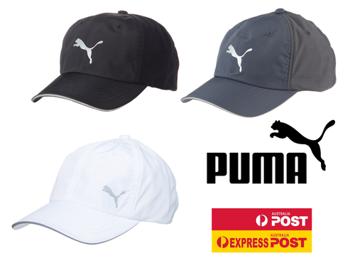 Puma Mens Gym Workout Cap Hat in White 