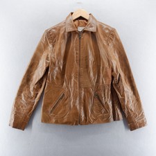 Vintage Outer Edge Womens Leather Jacket 14 Uk Full Zip*
