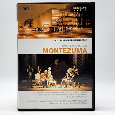 Carl Heinrich Graun - Montezuma (DVD, 2012) w/ Booklet Opera Art Haus Musik