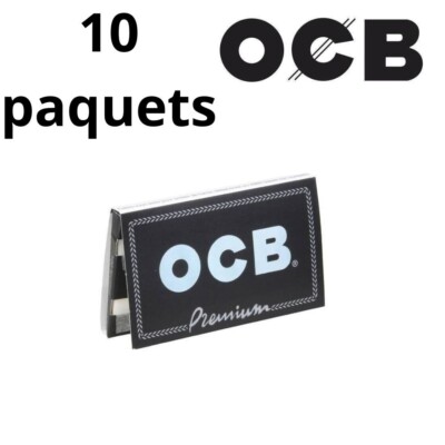 Set 10 Notizbücher OCB Regular Prenium Doppelpack kleines Blatt Zigarettenrollen