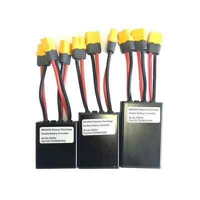 Dual Battery Discharge Converter For E-Bike Dual Battery Switch Balancer New