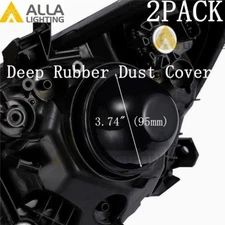 LED Low Beam Headlight Bulb Light Dust Seal Lamp Cover Housing Cap  Highlander