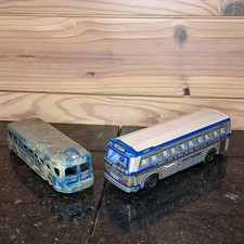 Totsie Toy Vintage Tin Greyhound Bus Toy Lot for Ages 8-11 Years Collectible