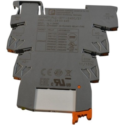 NEW Phoenix Contact 2900306 PLC-RPT-24DC/21AU Relay Module 24VDC 1 PDT Push-In