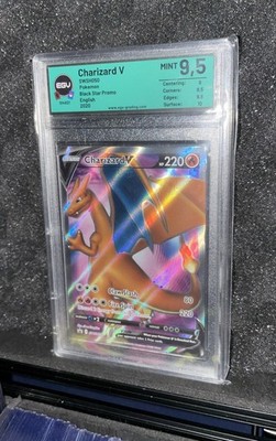2020 Pokemon Sword and Shield Black Star Promos English Charizard V EGV 9,5 MINT
