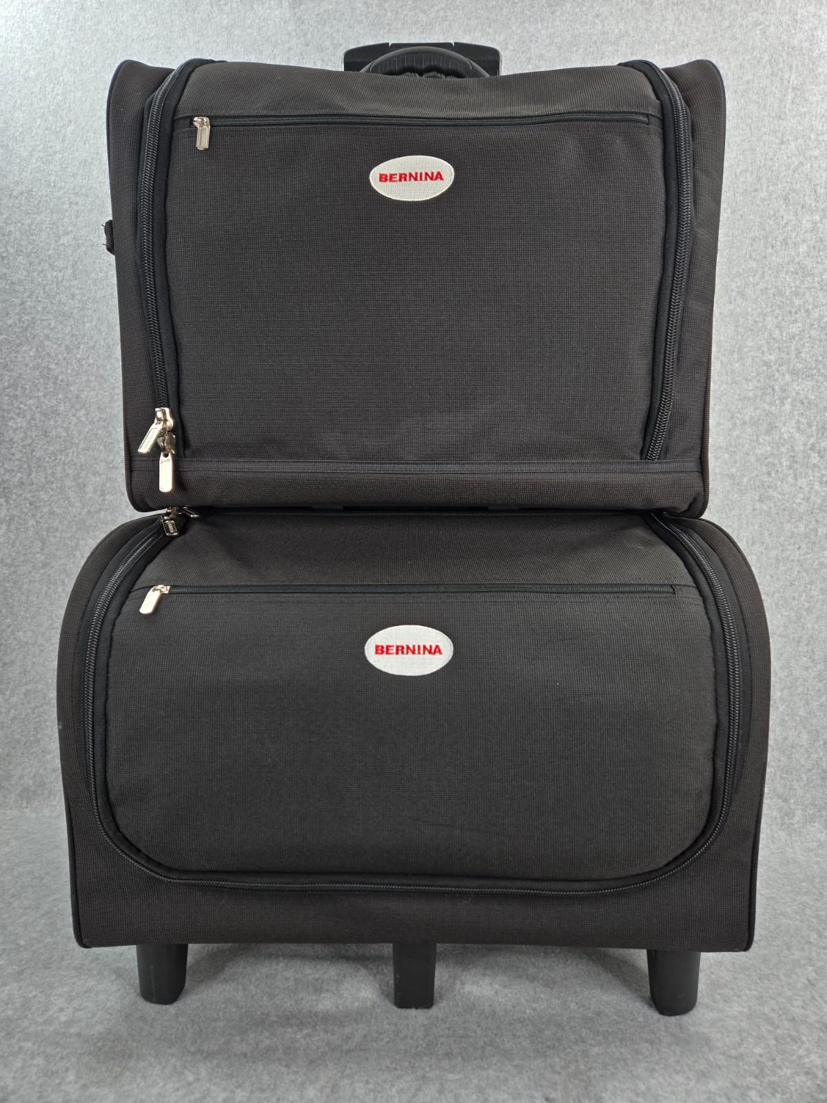 Bernina Machine Black Case Bag Trolley Set Travel Carrier Ro