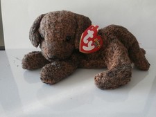 TY Beanie Baby /Babies New, Fetcher the Labrador Dog  MWMT Rare Retired