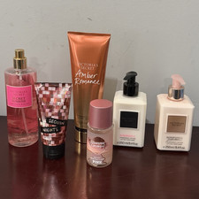 Victoria's Secret PINK 6pc Fragranced Body Set Bombshell Lotion Body Spray Set