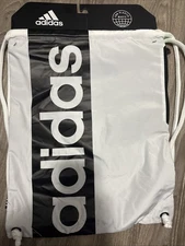 *NEW* Adidas Court Lite Sackpack Backpack Tennis Sport Back Pack White Black NWT