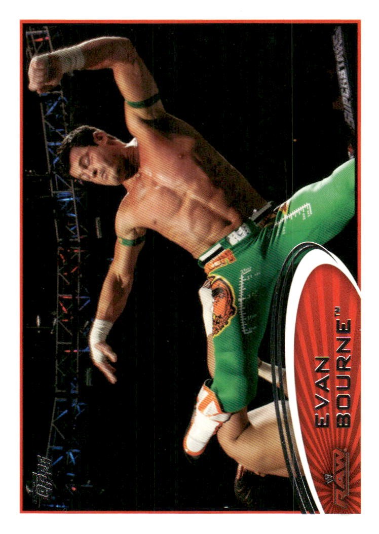 2012 Topps WWE #35 Evan Bourne