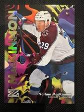 2024-25 Skybox Metal Universe Hockey Nathan MacKinnon #42 Z Force Super Rave /50