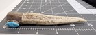 Wicked Old Pawn Sterling Turquoise Native American Deer Antler Tip Pendant — photo 9