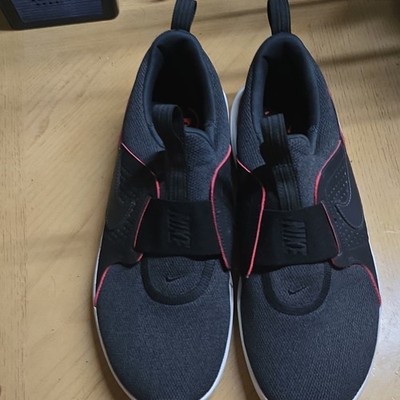Nike DJ0999-004 Low Top Hook & Loop Men's Athletic Sneakers Black/Pink/White
