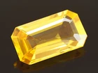 NATURAL MINE - VVS EMERALD YELLOW SAPPHIRE 1.15 CTS.