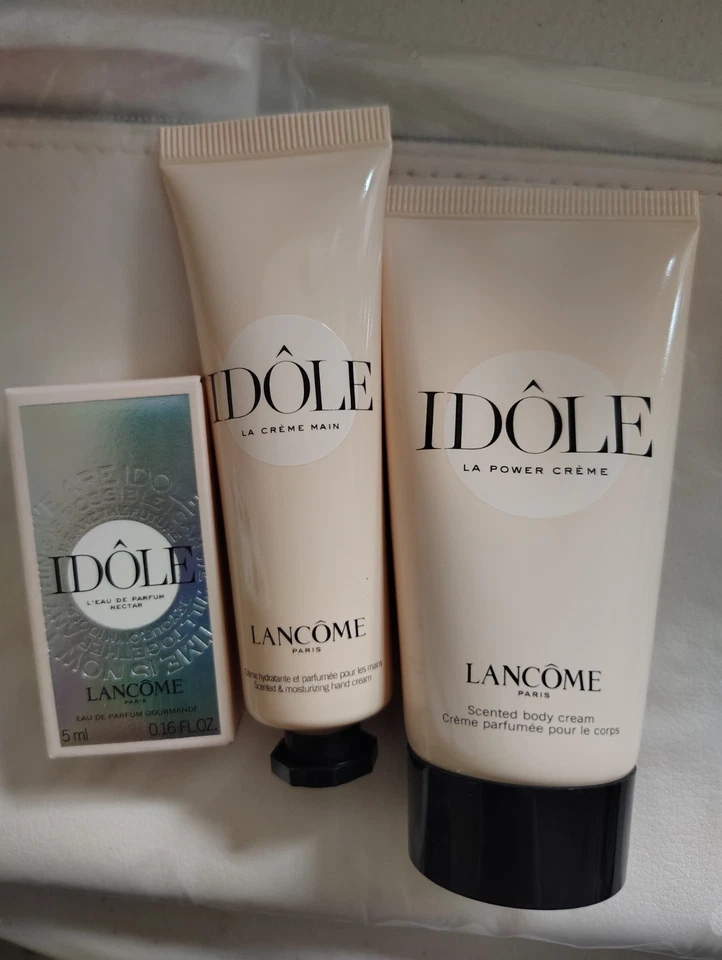 Lancome Idole миниатюрная парфюмированная вода + парфюмированный крем для тела дорожный размер комплект - Изображение 2 из 2