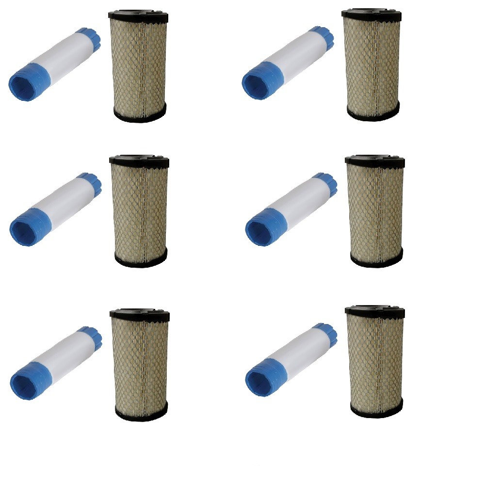 Qty. 6: Inner & Outer Air Filter Fits Exmark Replaces 11013-1290
