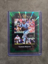 2025 Panini Donruss Elite Series Yadier Molina #20 Green Lazer