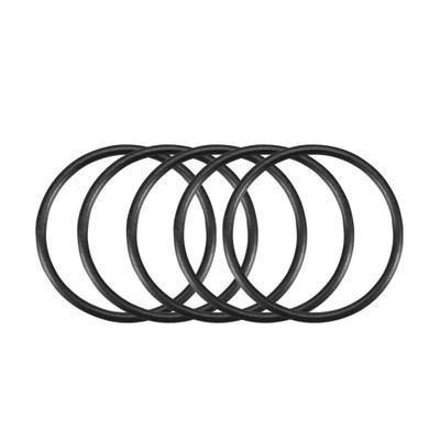 50Pcs Black 17mm x 1mm Nitrile Rubber O Ring NBR Oil Sealing Grommets