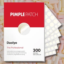 Pimple Patches for Face, 4 Size 300 Counts Acne Patches