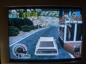 Touge King the Spirits 1+2 Sega Saturn Japanese Game Bundle - CIB, Working!