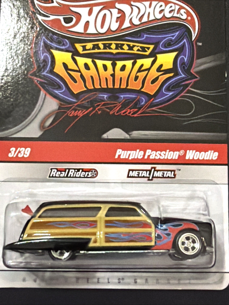 Hot Wheels Larry's Garage #3 Purple Passion Woodie & Purple