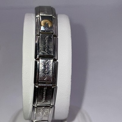 Nomination Edelstahl  Flex-Armband, D-5.3cm,1x teilvergold.Applikation,15.4g