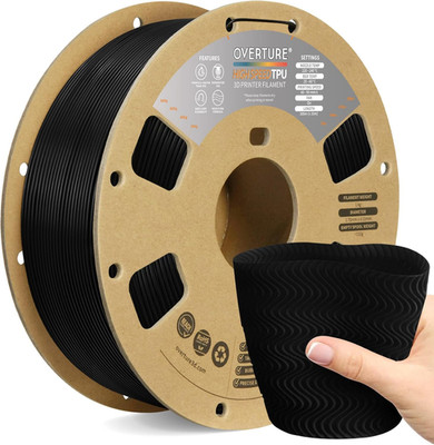 OVERTURE Super Speedy TPU Filament 1.75 Mm, 95A, 1Kg (2.2 Lbs) Für High Speed 3D