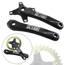 Guarnitura bici mtb mountain bike lunghezza 170mm BCD 104mm lega alluminio