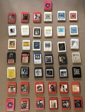 Vintage 8 Track Cartridge Lot Mixed Music Untested 43 Total 