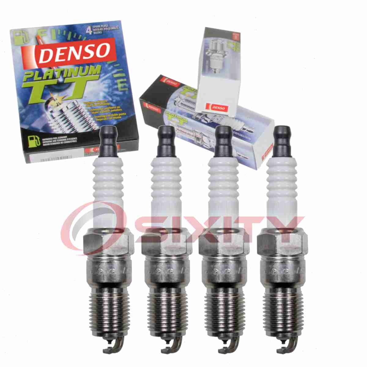 4 pc Denso Platinum TT Spark Plugs for 1983-1984 Ford Ranger 2.3L L4 dv